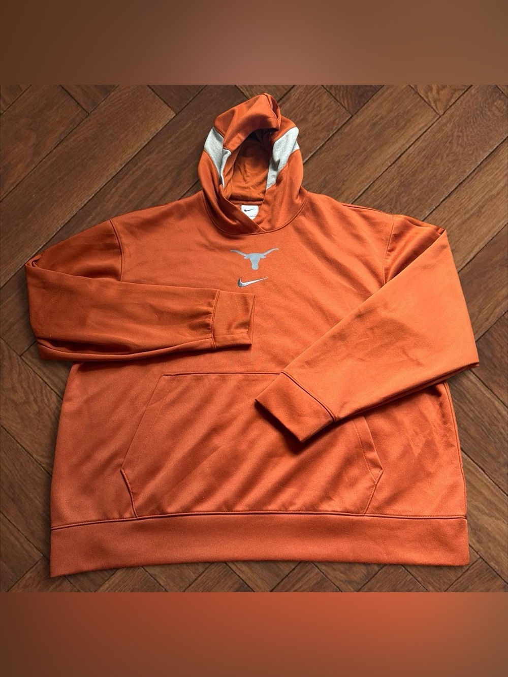 Nike Texas Longhorns Kevin Durant Pullover Hoodie Orange NCAA Mens Size XL